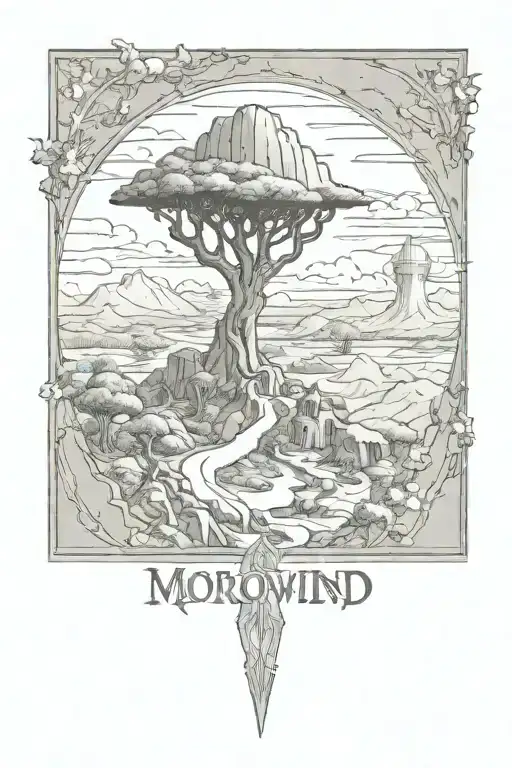 morrowind tattoo design idea