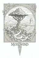 morrowind tattoo design idea