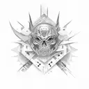 cg fan 160 tattoo design idea