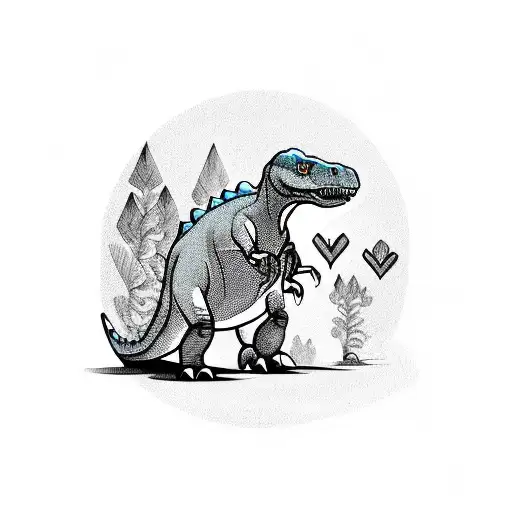 Augmented Reality Temporary Tattoos, HoloToyz - Jurassic Dinos, interactive