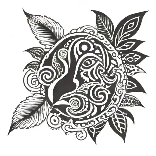 tell a story about a grandson receiving a gift from his late grandma for his future journeys  tattoo design idea