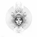bjork vespertine artwork tattoo design idea