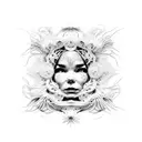 bjork vespertine artwork tattoo design idea