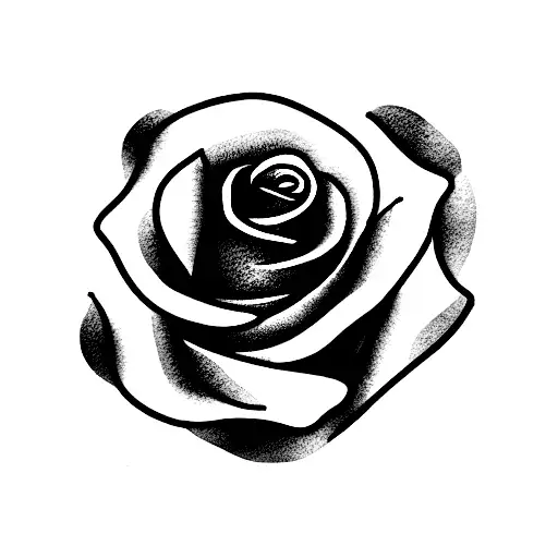 rose under glas tattoo design idea