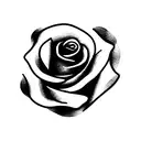 rose under glas tattoo design idea