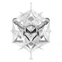 Gemini tattoo design idea