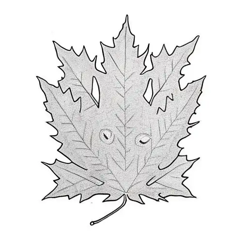 band around forearm showing Canadian maple leaves, respect, honesty, kindness, suicide tattoo design idea