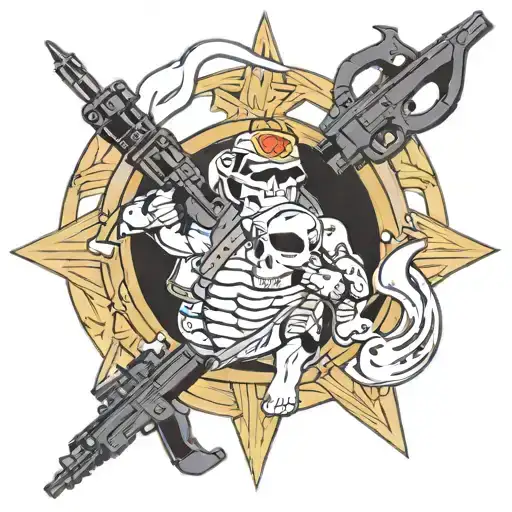 Baker Comapny Marines 0311 tattoo design idea