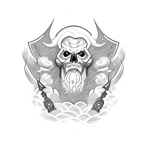 Zeus tattoo design idea
