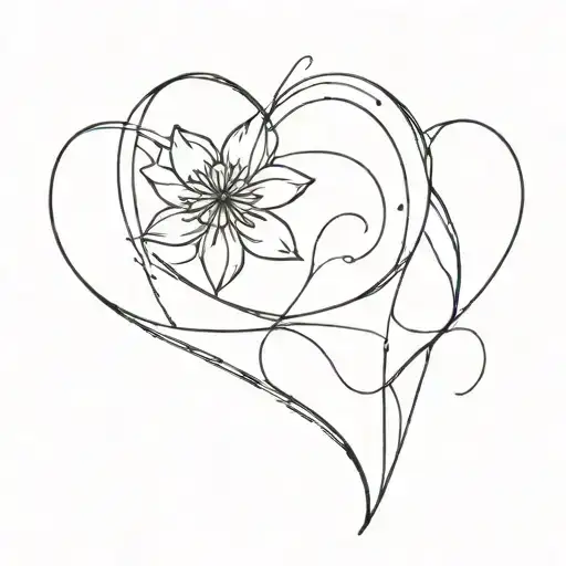 lost love tattoo design idea