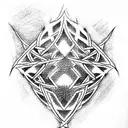 Shield tattoo design idea