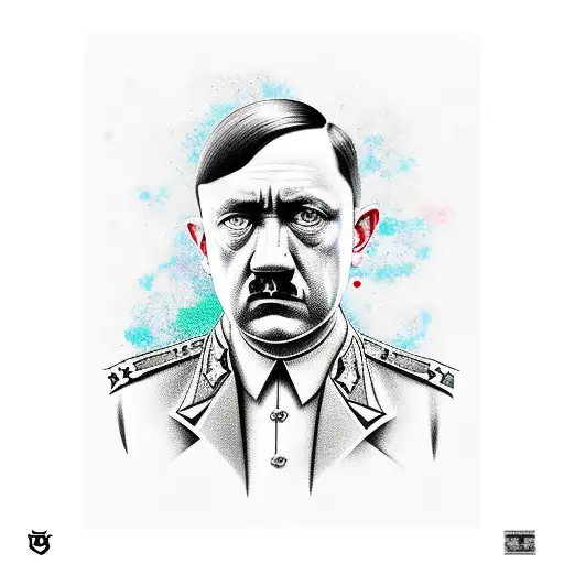 hitler tattoo design idea