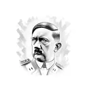 hitler tattoo design idea