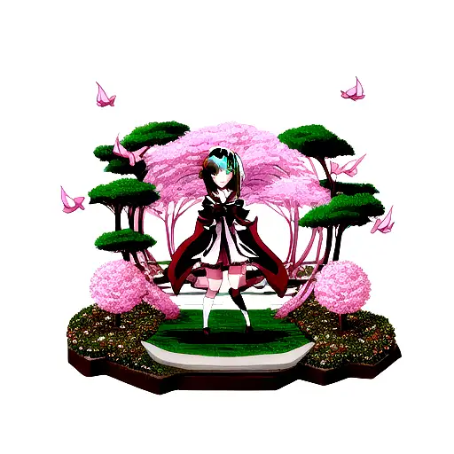 Senbonzakura Kageyoshi tattoo design idea