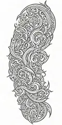 fire flames tattoo design idea
