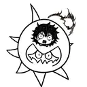Calcifer tattoo design idea