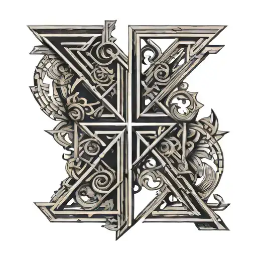 gemini 1997 roman numerals tattoo design idea