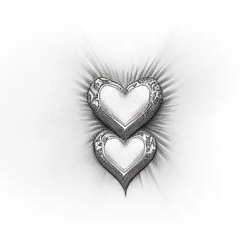 the name alexis in a heart tattoo design idea