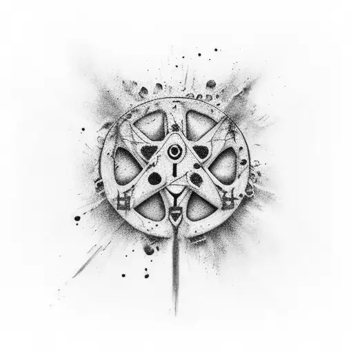 the last of us Ellie tatto ps5 controller instead of moth  tattoo design idea