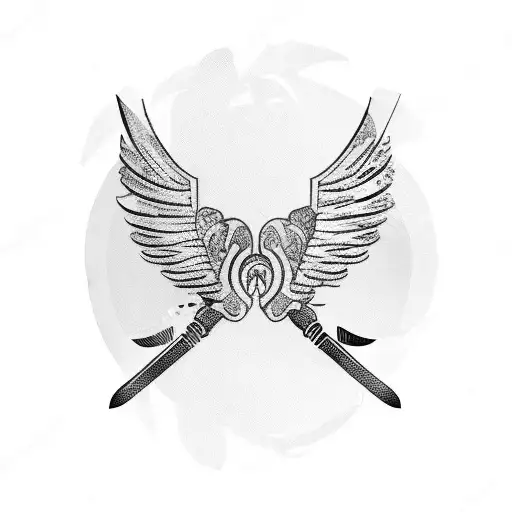 directions, Wings tattoo design idea
