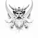 Zeus tattoo design idea