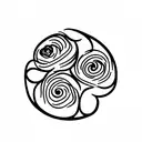 vbi amici , Ibi oped tattoo design idea