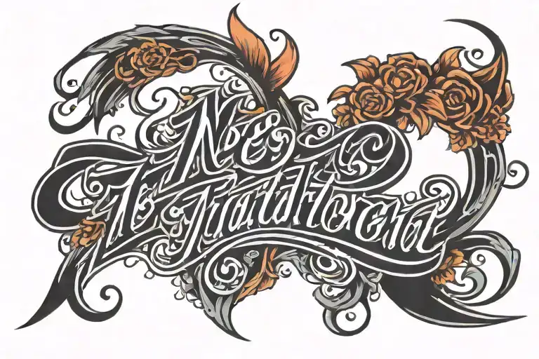 script font tattoo design idea