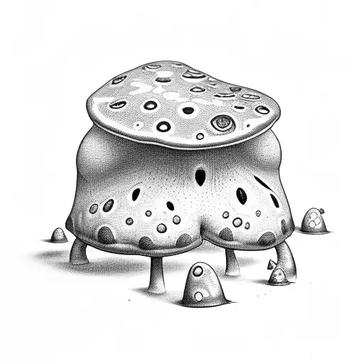 toadstool tattoo design idea