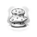toadstool tattoo design idea