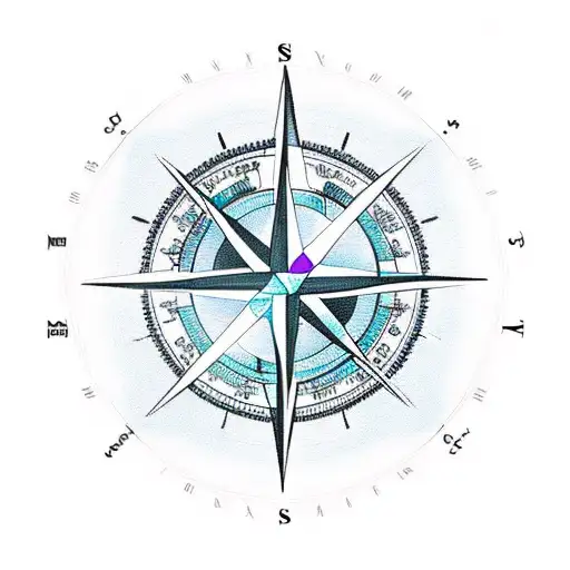 Epic Compass  tattoo design idea