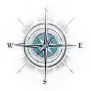 Epic Compass  tattoo design idea