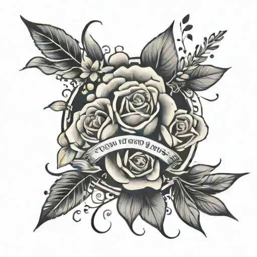 Forearm Tattoo:   Quote saying: The pain you've been feeling can't compare to the joy that's coming. Romans 8:18  Design tattoo design idea