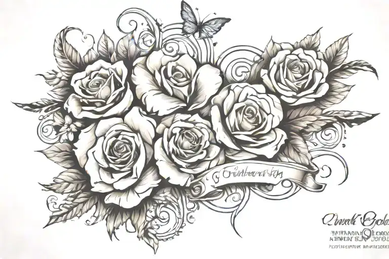 Forearm Tattoo:  Quote saying: The pain you've been feeling can't compare to the joy that's coming. Romans 8:18  Design: tattoo design idea