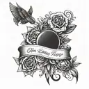 Forearm Tattoo:   Quote saying: The pain you've been feeling can't compare to the joy that's coming. Romans 8:18  Design tattoo design idea