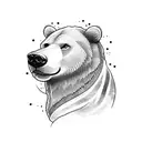 viking bear tattoo design idea