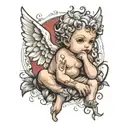 cherub tattoo design idea