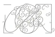 Romeo in fancy hollow font The letters tattoo design idea