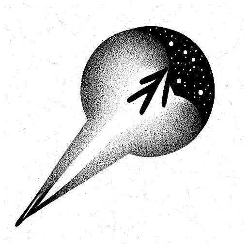 present pain is the universe is pointing you towards something better tattoo design idea