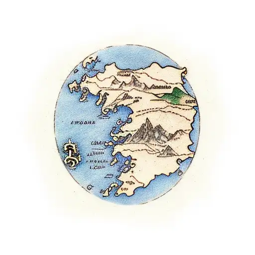 100+ Map Of Middle Earth Tattoo Ideas in 2026 - BlackInk AI