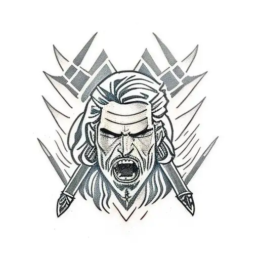 Witcher tattoo design idea