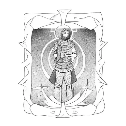 the fool tarot card tattoo design idea