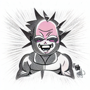 Kid buu tattoo design idea