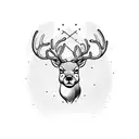 Reindeer furr tattoo design idea