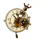 nautical steampunk  tattoo design idea