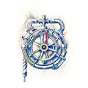 nautical steampunk  tattoo design idea