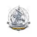 nautical steampunk  tattoo design idea