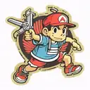 ness from earthbound tattoo design idea