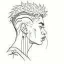 xxxtentation tattoo design idea