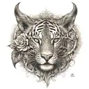 I want the tattoo to express a dream in which there is strong, unconditional love tattoo design idea
