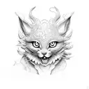 Vegueta y Bulma  tattoo design idea